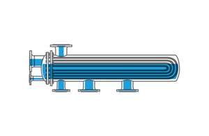 Evaporator Tube bundle heat exchanger
